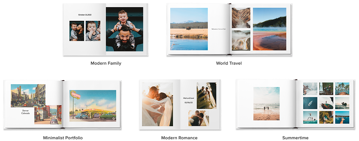 Photo album format: Create and customize your photo albums online